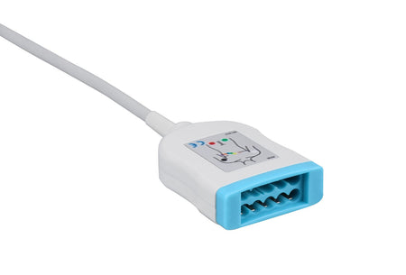 Philips ecg trunk cable m1663a 10 lead 2 5m intellivue aha reusable