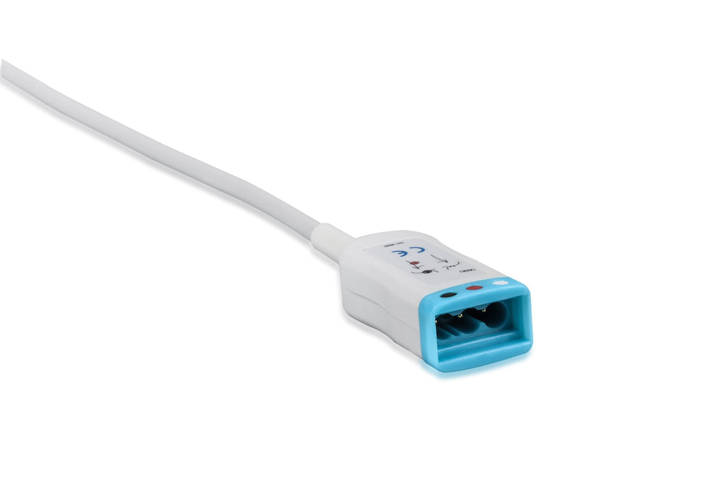 Philips ecg trunk cable m1669a 3 lead 2 5m intellivue aha reusable