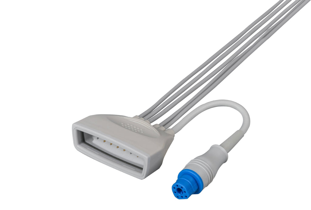 Philips ecg leadwire 989803171811 3 lead intellivue mx40 with philips spo2 grabber 0 9m aha reusable