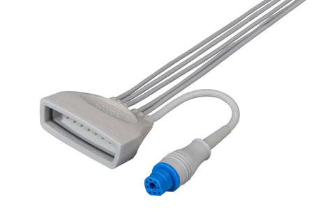 Philips ecg leadwire 989803171841 5 lead intellivue mx40 with philips spo2 snap 0 9m aha reusable