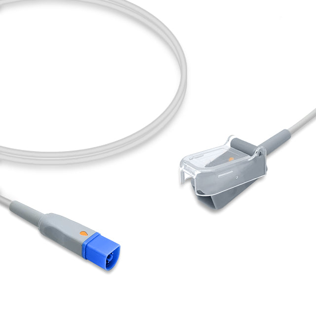 Philips SpO2 Adapter Cable 989803148221, 3.0m, use with Masimo-LNCS sensor, Reusable