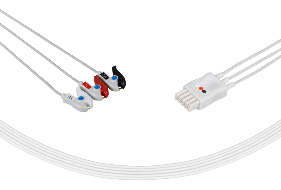 Datascope Compatible Reusable ECG Lead Wire - AHA