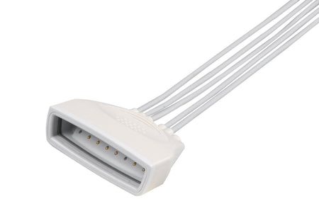 Philips ecg leadwire 989803171831 5 lead intellivue mx40 grabber 0 9m aha reusable