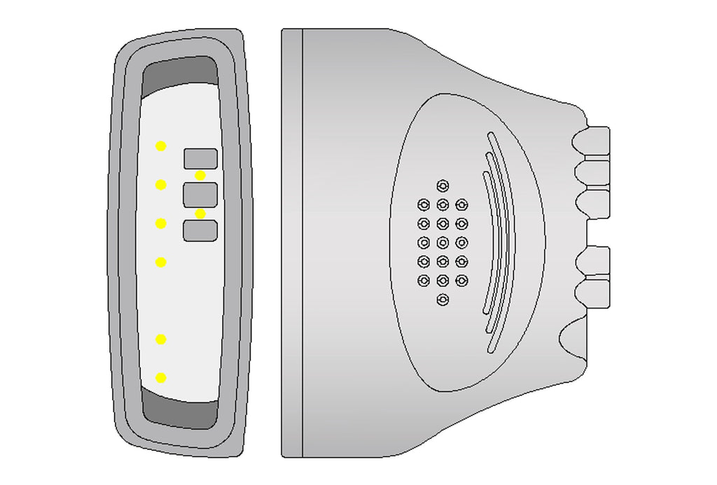 Philips ecg leadwire 989803171831 5 lead intellivue mx40 grabber 0 9m aha reusable